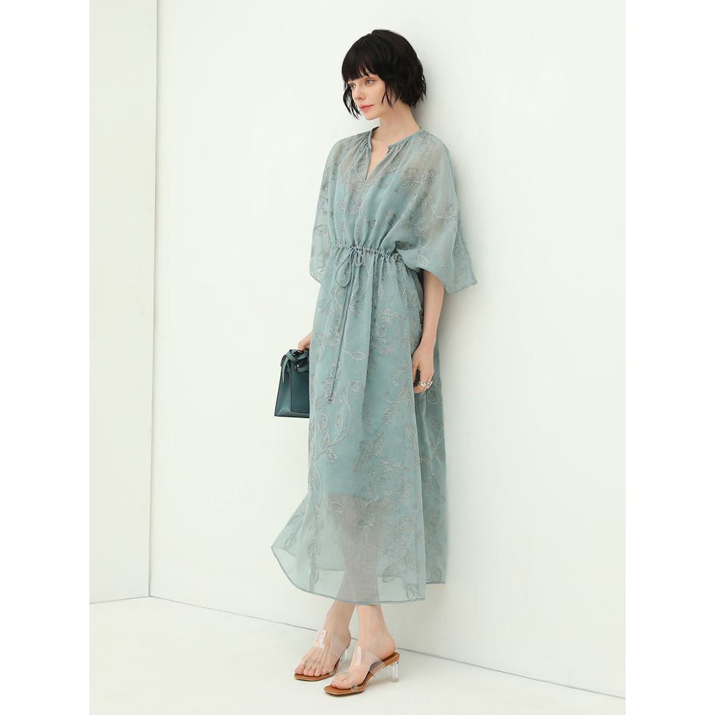 Flimsy Sheer Blue Two Piece Dress-2