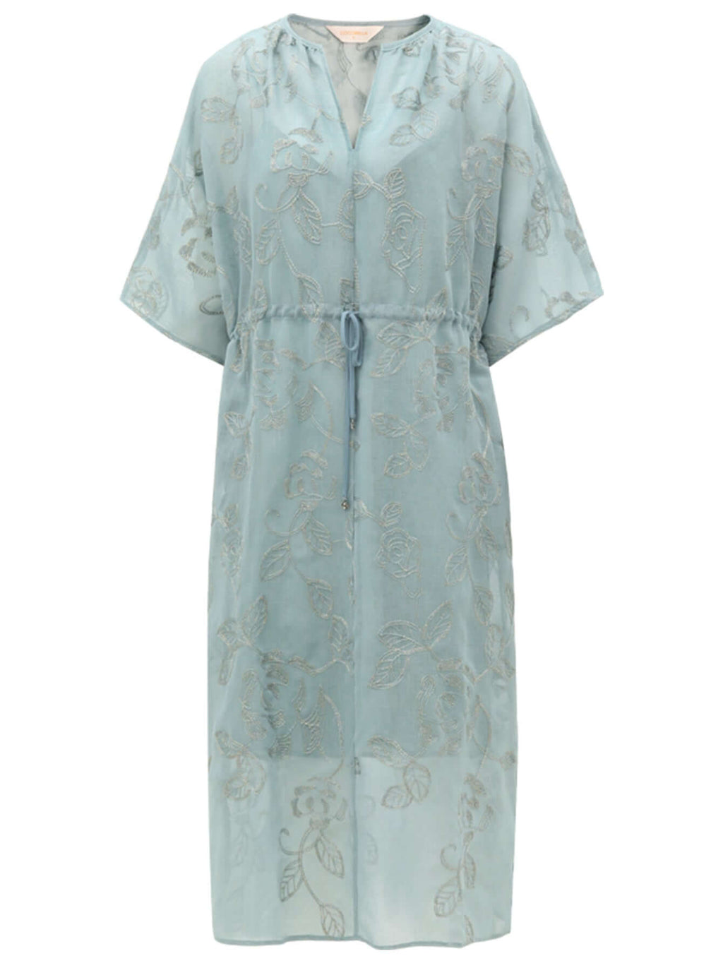 Flimsy Sheer Blue Two Piece Dress-3