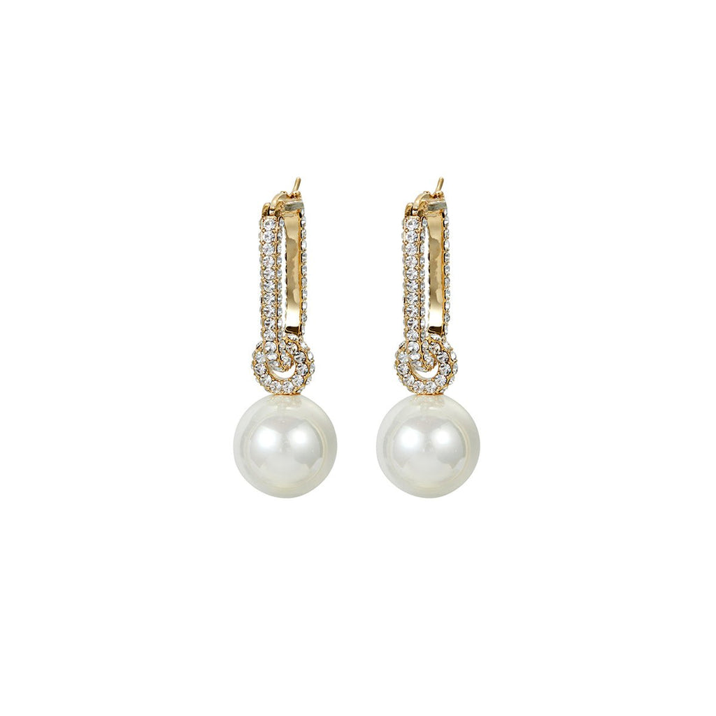 French Lady Gold Earrings-0