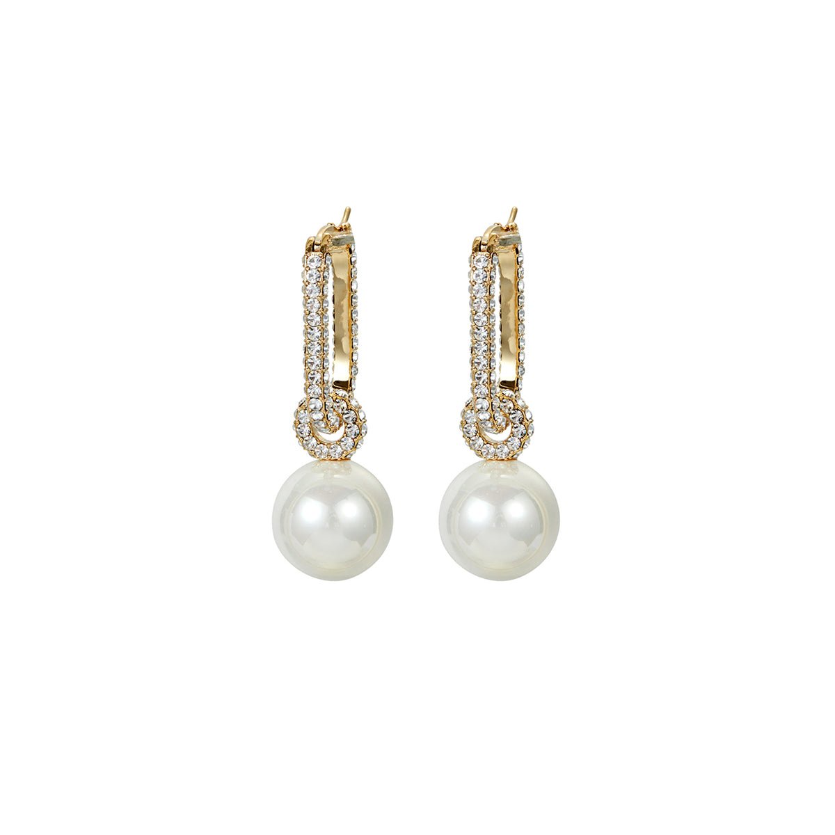 French Lady Gold Earrings-0