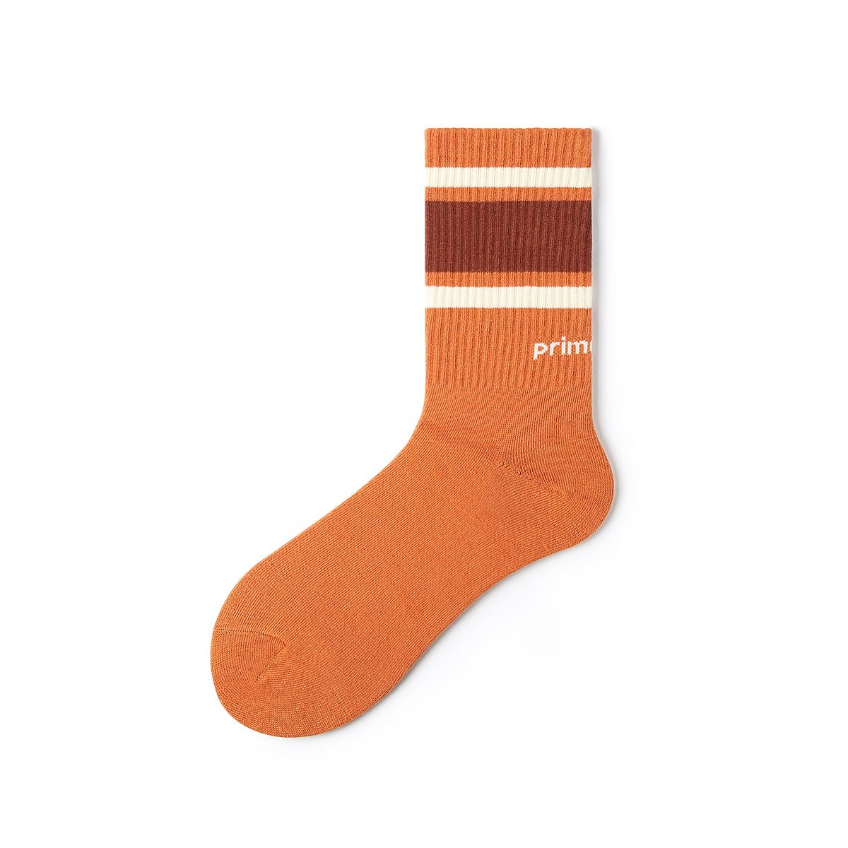 Fun Stripes All-season Women Fitness 5pcs Crew Socks Set-3