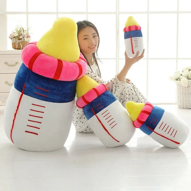 Giant Baby Milk Feeding Bottle Soft Stuffed Plush Toy
