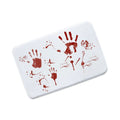 Halloween Blood Footprints Water-Absorbing Non-Slip Bathroom Rug Mat