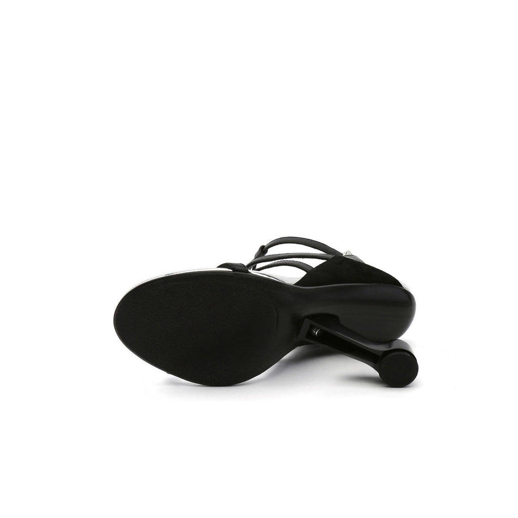 Heel-Less Strappy Gladiator Sandals-4