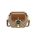 Hexagon Monogram KittyCat Shoulder Bag-0