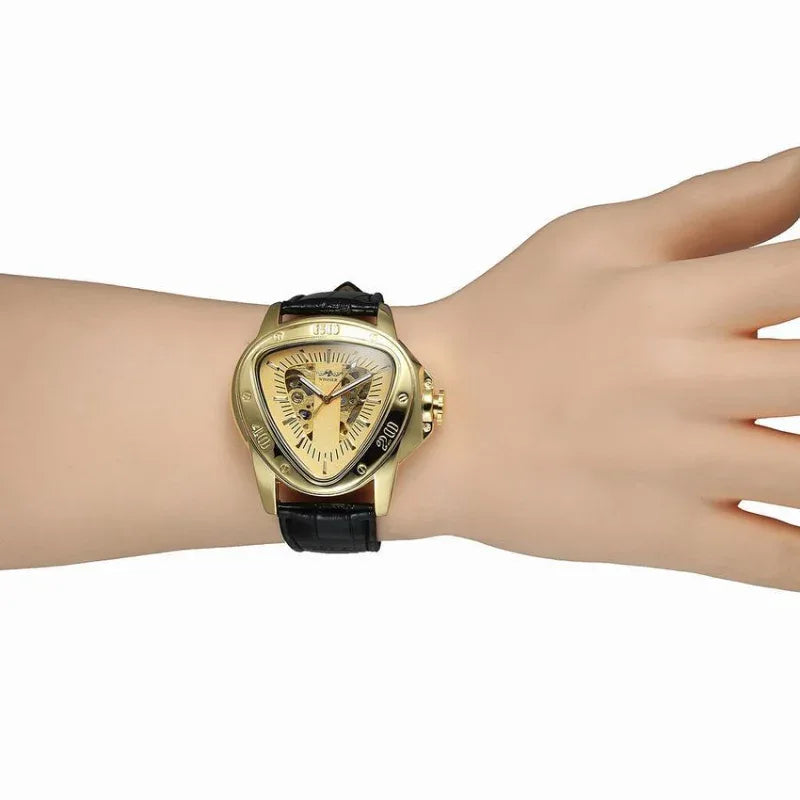 Hollow Triangle Shape Automatic Men's Watch