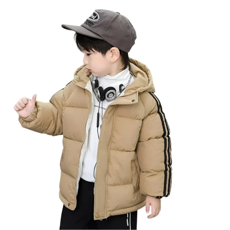 Hooded Warm Thick Winter Jacket For Boys