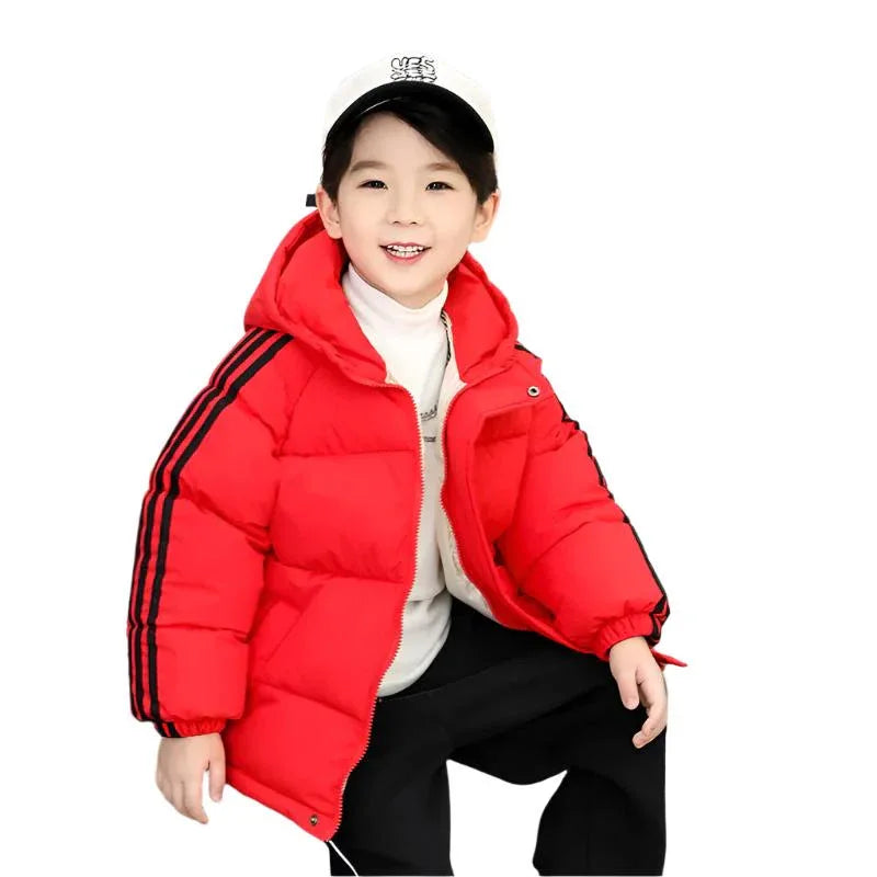 Hooded Warm Thick Winter Jacket For Boys