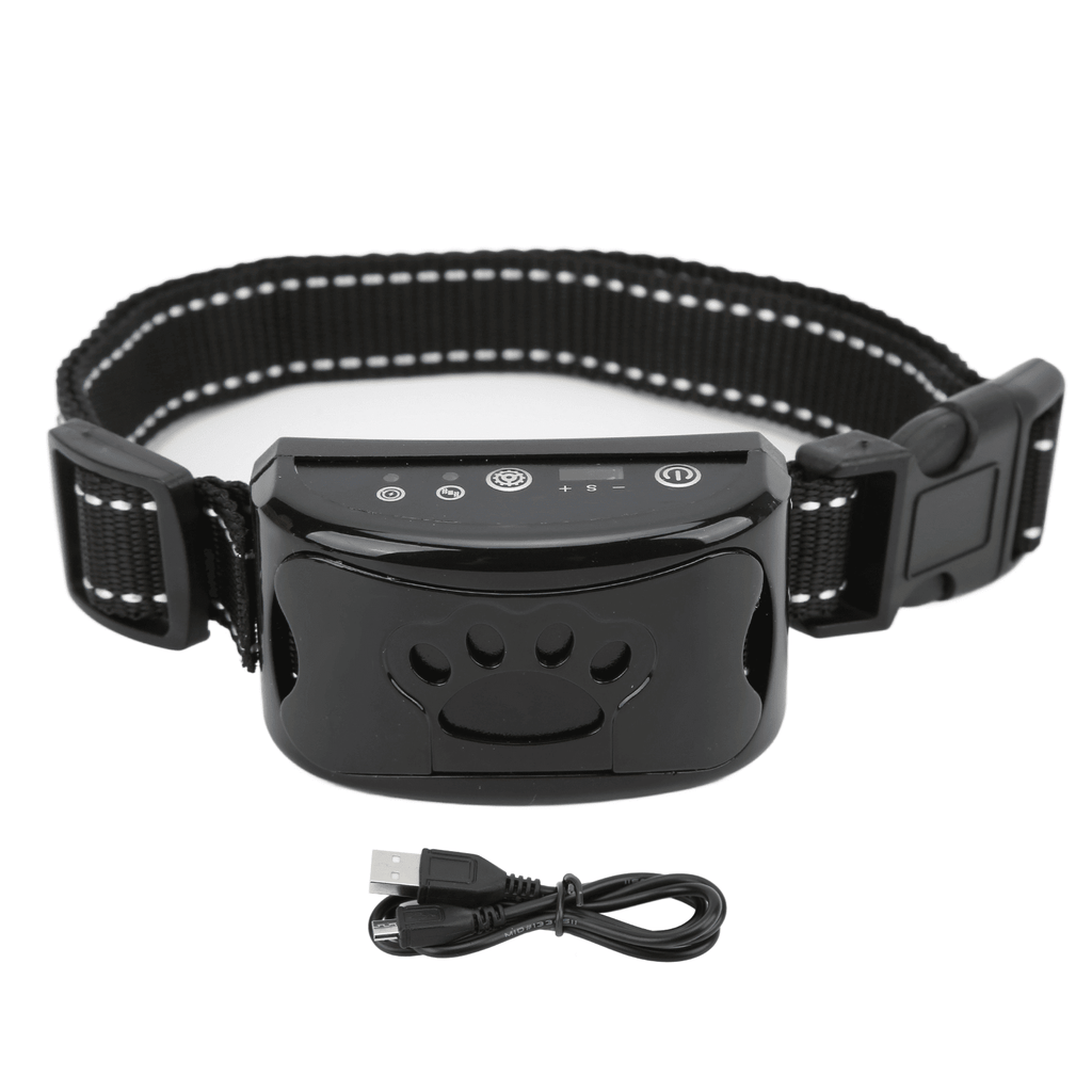 Humant anti-skall halsband för hundar