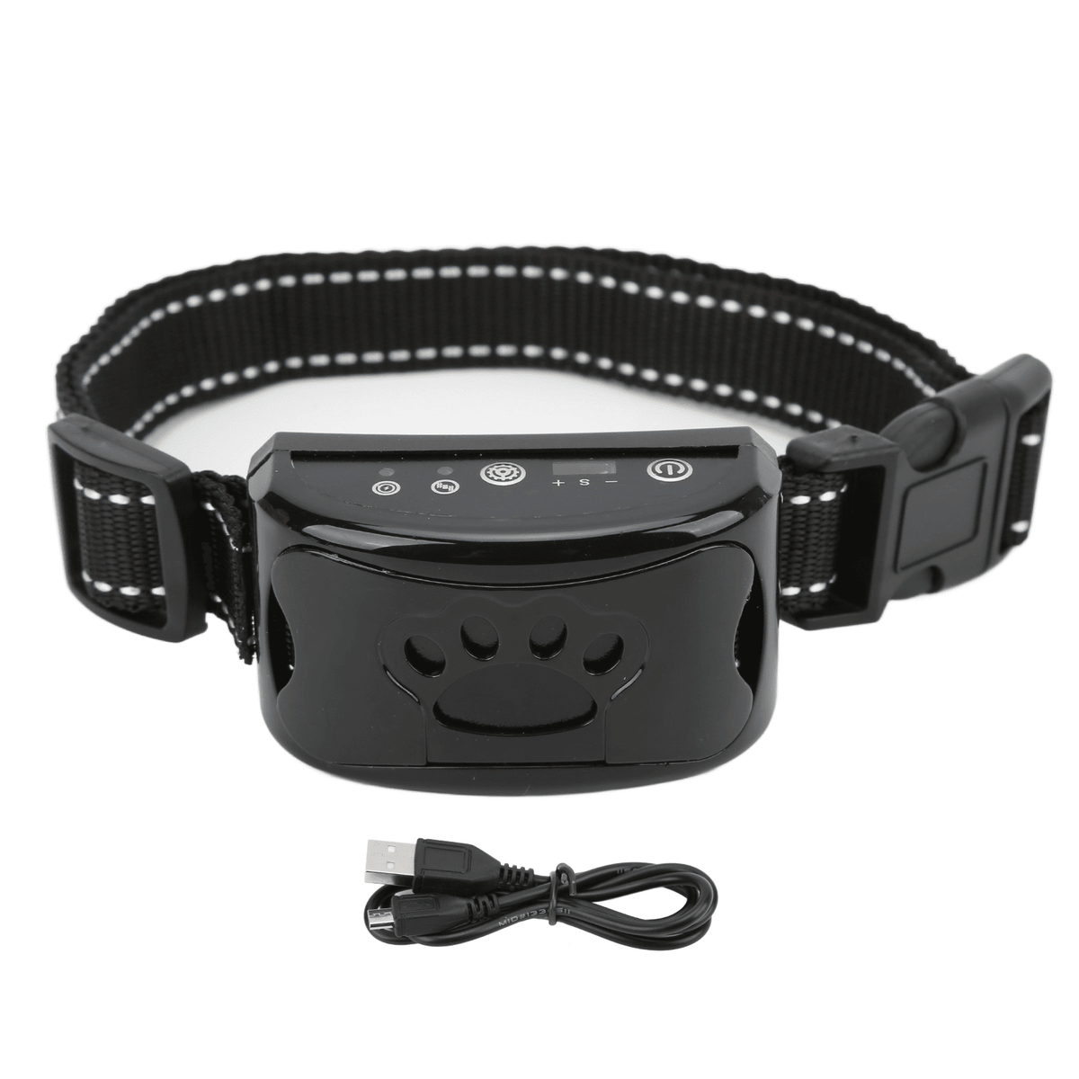 Humant anti-skall halsband för hundar