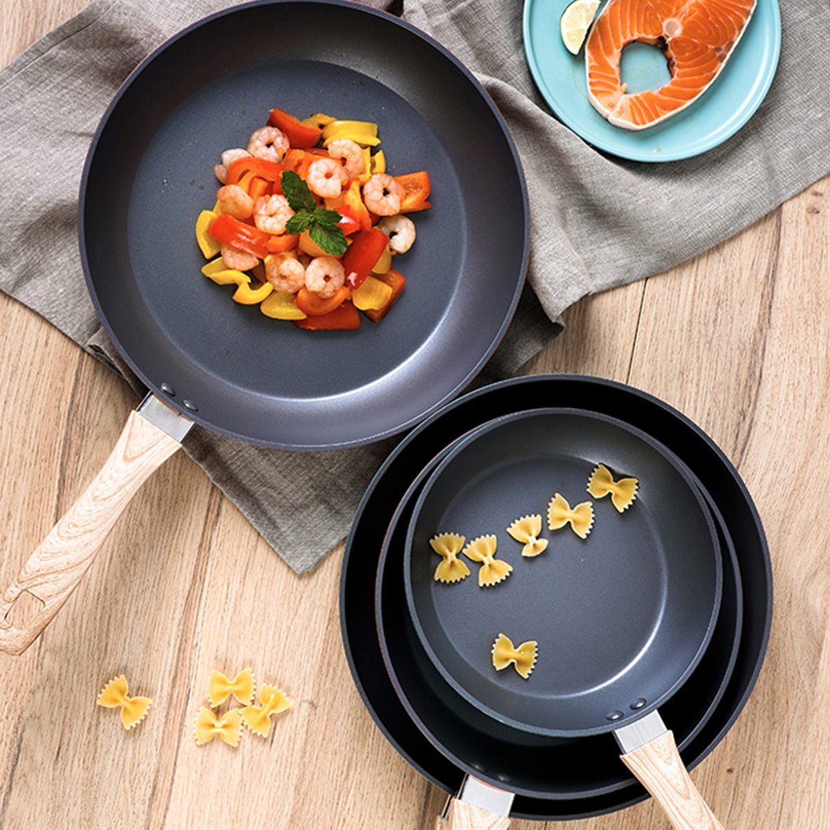 Incredible Mobility Lightweight 28cm Mint Fry Pan-3