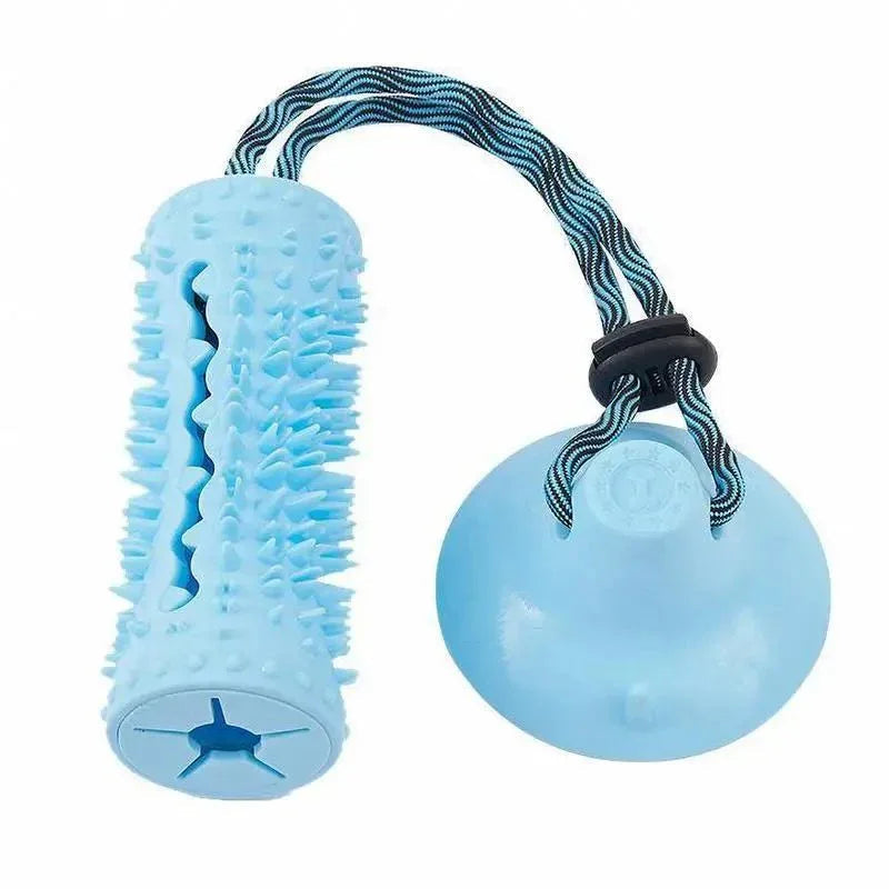 Interactive Dog Chew Ball Toys For Aggressive Chewers With Suction Cup
