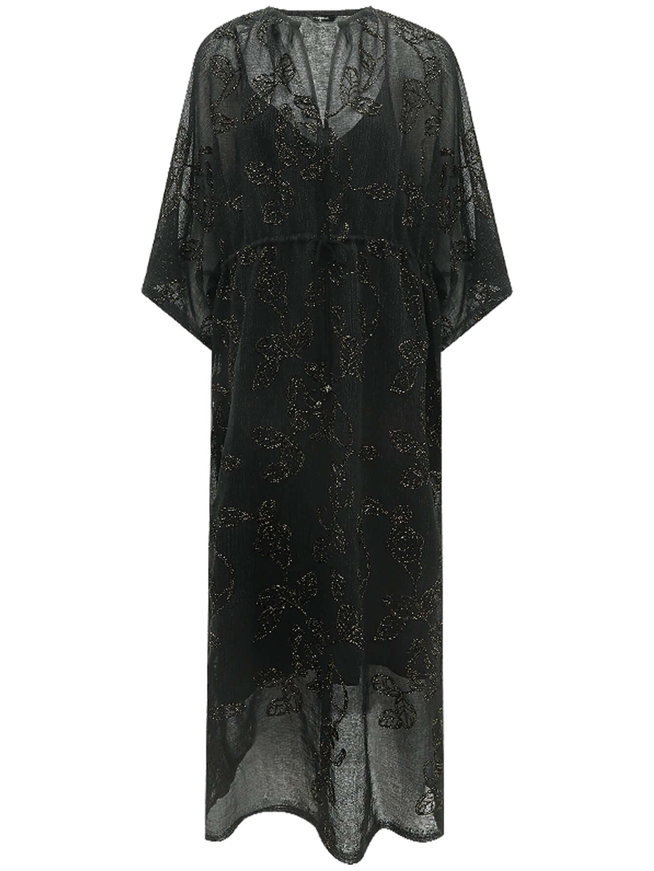 Intricate Glitter Embroidered Two-Piece Dress-3