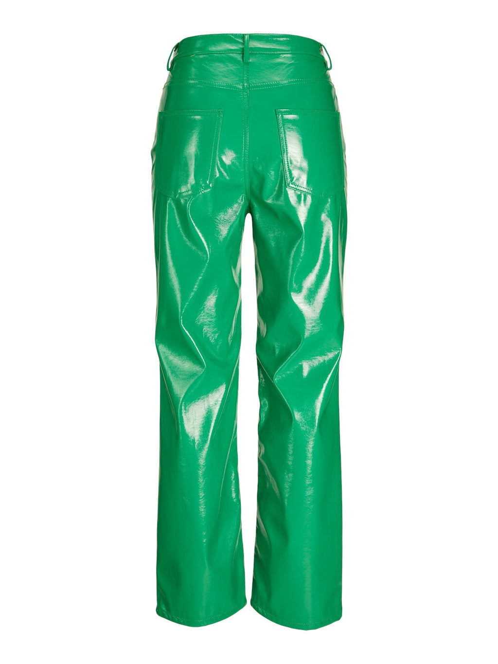 KENYA HW STRAIGHT FAUX LTH PANT