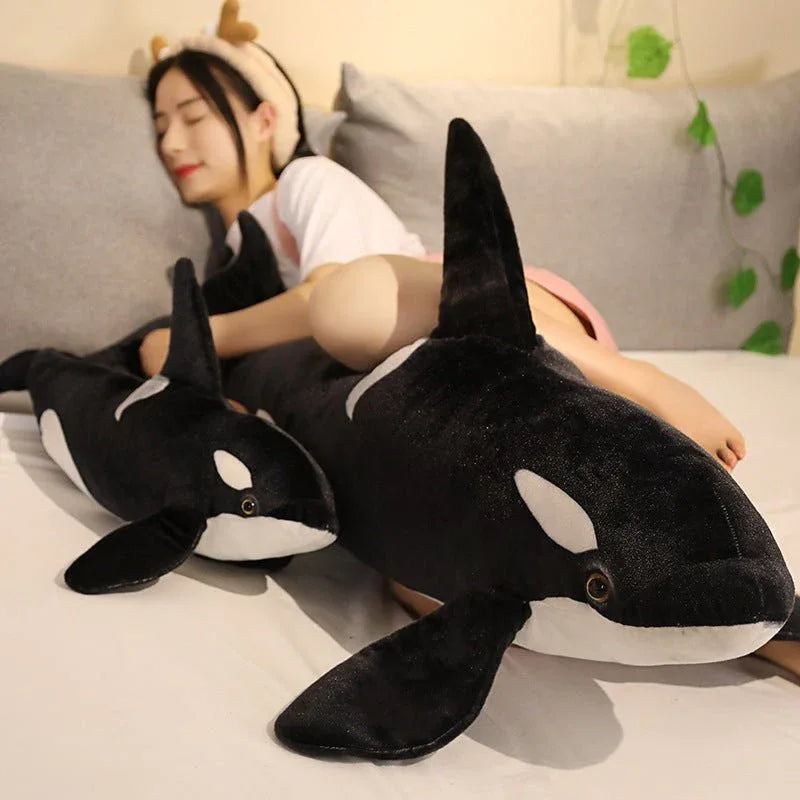 Whale Orca Stuffed Marine Animal Plush Toy Pillow