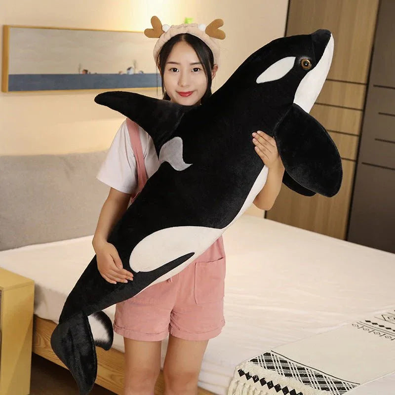 Whale Orca Stuffed Marine Animal Plush Toy Pillow