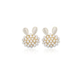 Lightening Rabbit Gold Earrings-0