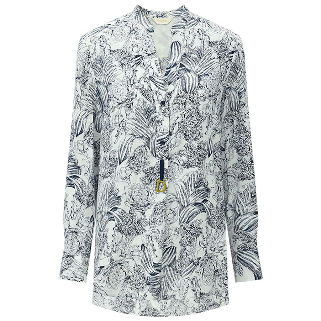 Lily Island Flimsy V-neck Floral Shirt-3
