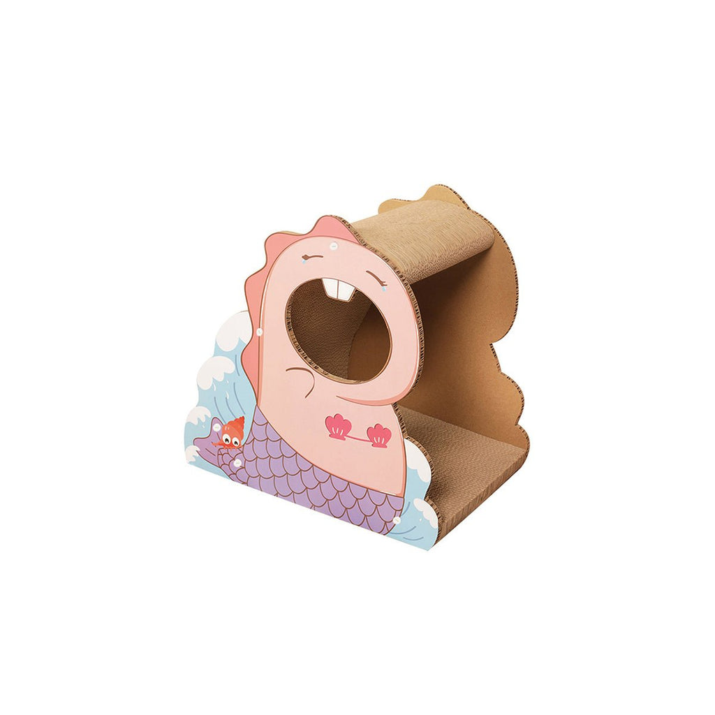 Little Dinosaur Pink Cat Scratching Board-0