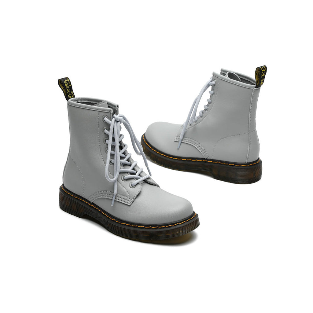 London Fog Grey Ankle Boots-3