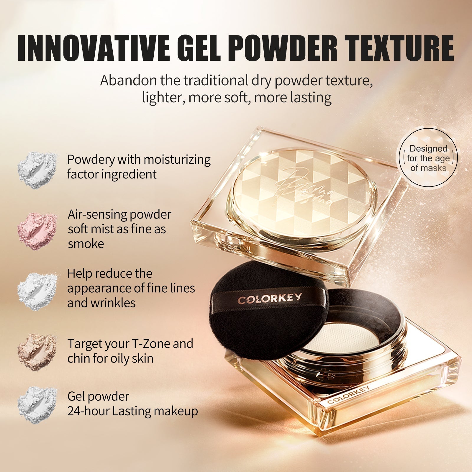 Long Lasting Loose Setting Powder Prisma S02-3