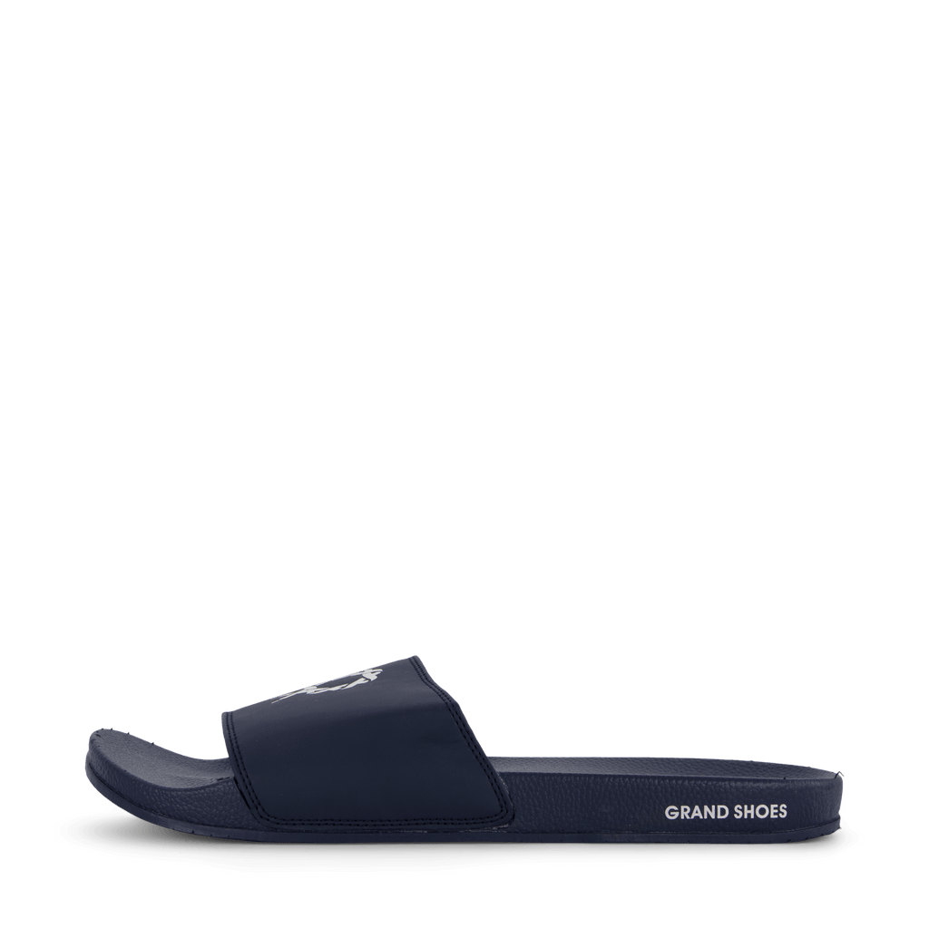 Lounge Slide Navy / White