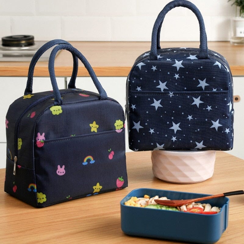 Isolerad lunchväska i Oxford-tyg – 23 × 14 × 20 cm