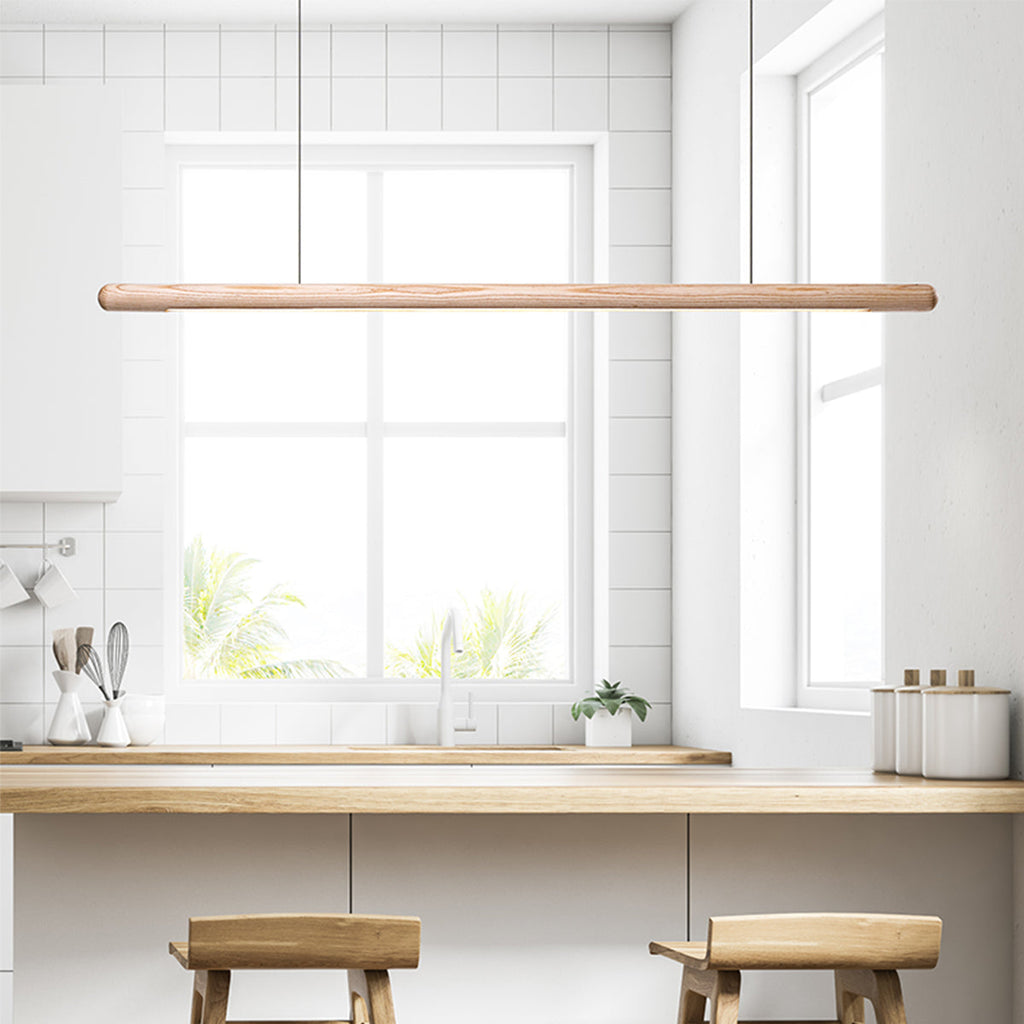 Luxurious Solid Wood Pendant Light-0