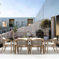 Malta Teak Long Dining Table-0