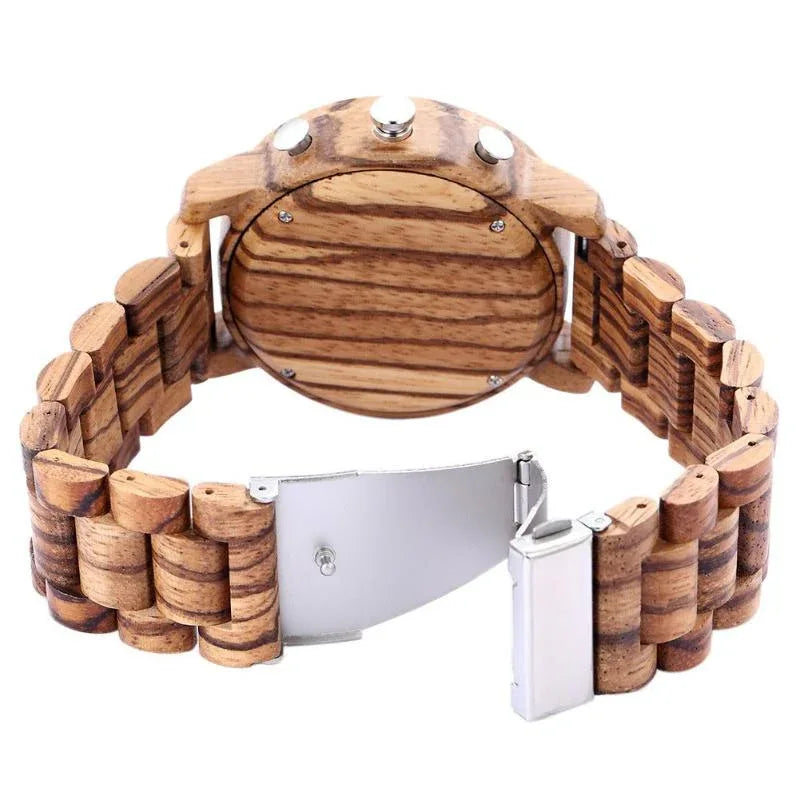Mechanical Wooden Watch For Men