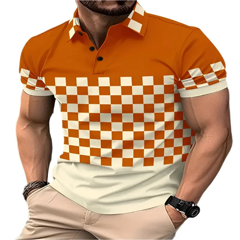 Men's Breathable Short Sleeve Fashion Polo Shirts
