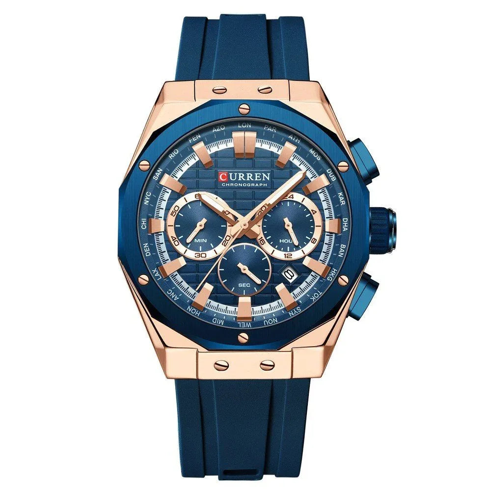Men's Calendar Quartz Business Watch