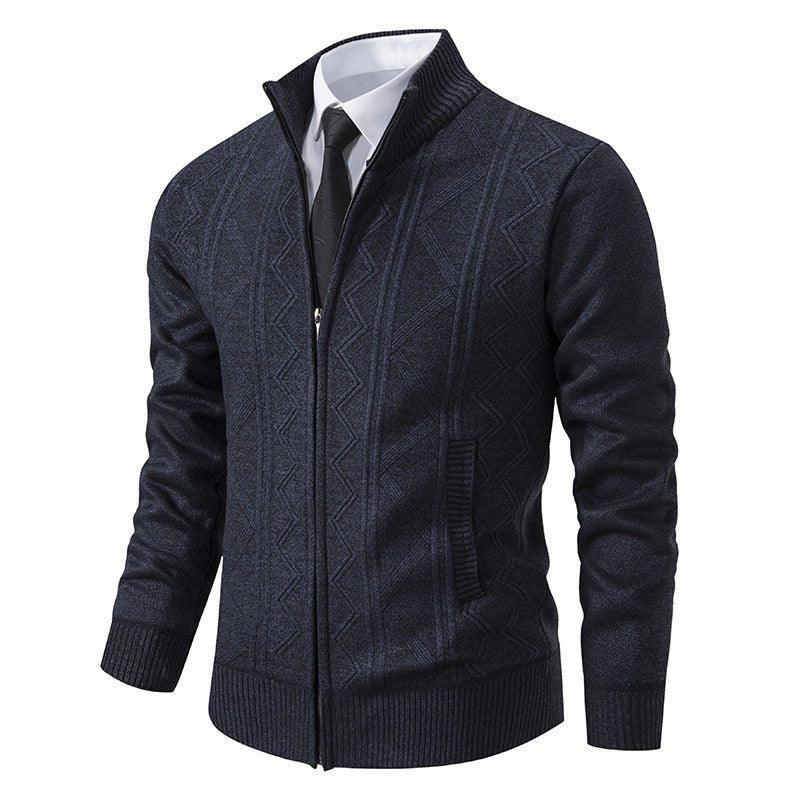 Men's Casual Loose Cardigan Knitted Sweater