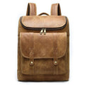 Men's Elegant Cowhide Leather Backpack