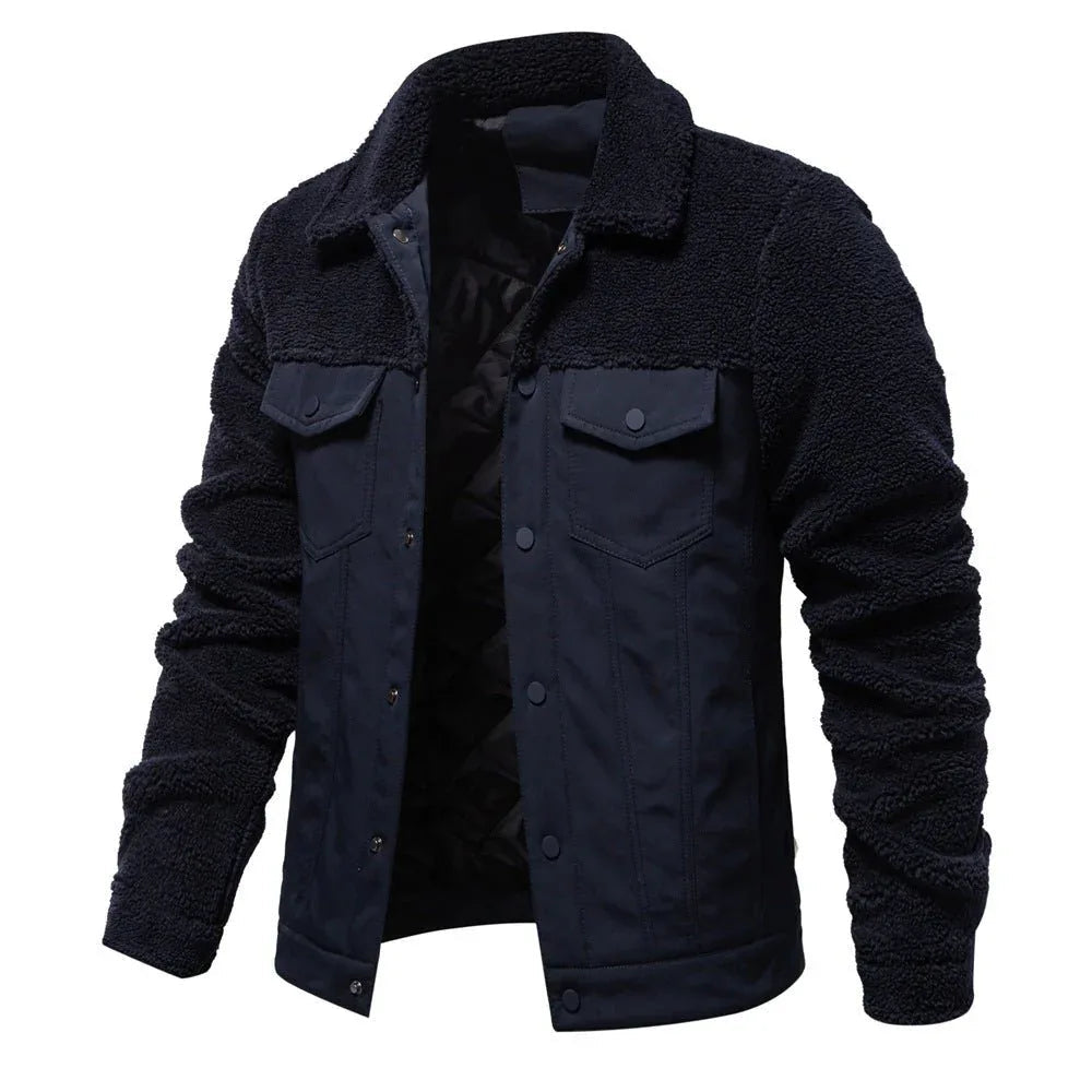 Men's Fleece Jacket Fashionable Winter & Autumn Coat