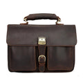 Men's Messenger Leather Briefcase Bag