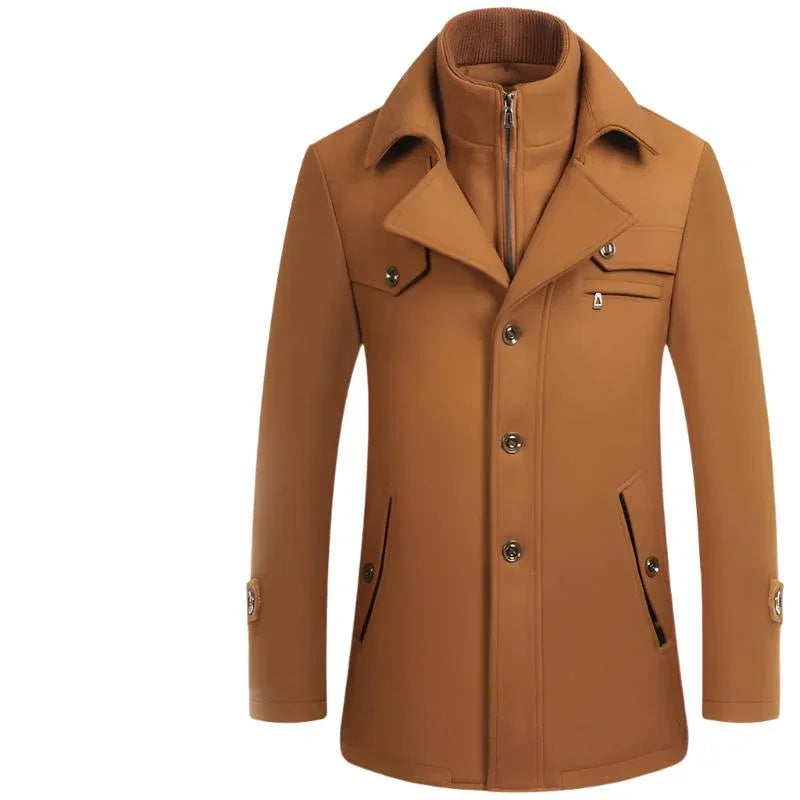 Men's Slim Fit Winter & Autumn Wool Coat