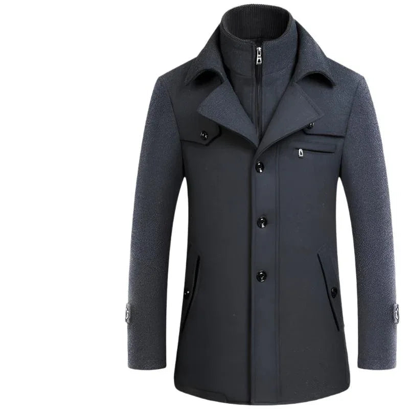 Men's Slim Fit Winter & Autumn Wool Coat