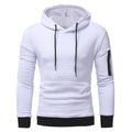 Men's Sweatshirt Hoodie With Arm Zipper Long Sleeve Slim Top