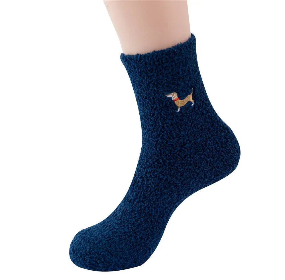 Men's Thickened Warm Coral Velvet Socks