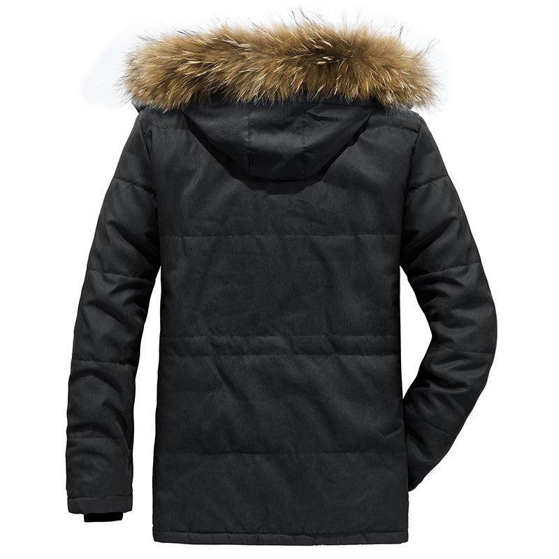 Men's Warm Padded Hooded Winter Jacket