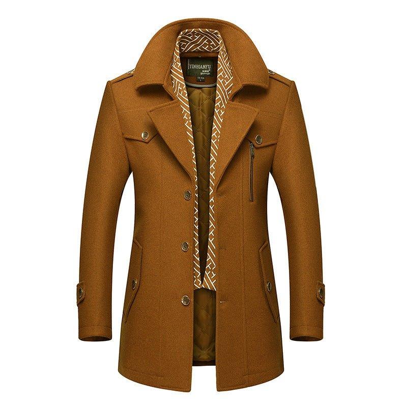 Men's Winter Autumn Dorchester Peacoat Wool Coat