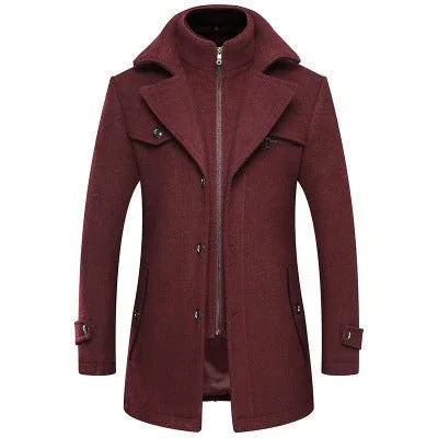 Men's Woolen Comfortable Winter Autumn Coat
