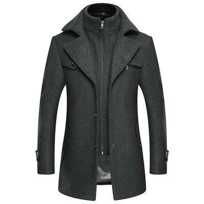 Men's Woolen Comfortable Winter Autumn Coat