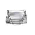 Metallic Leather Chain Strapped Shoulder Bag-0