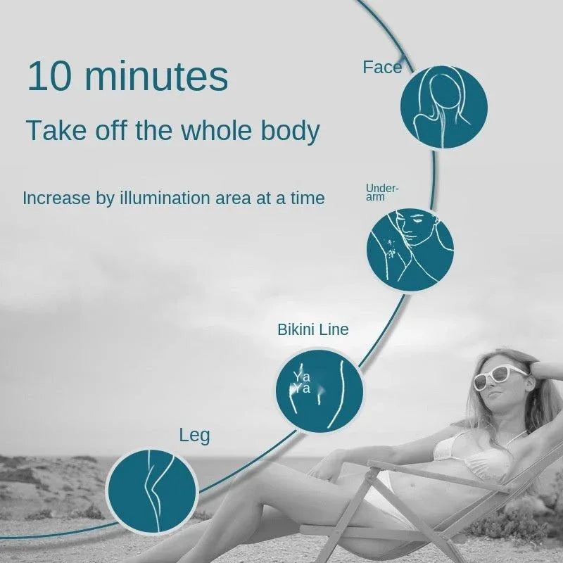Mini IPL Laser Epilator Hair Removal Device 990000 Flashes