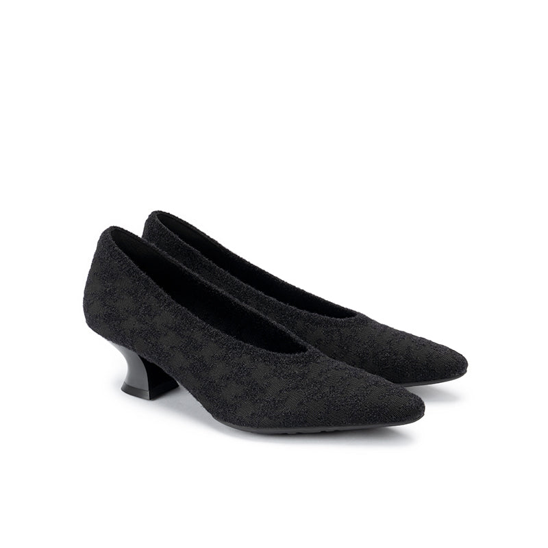 Modern Elegant Block Heel Pumps-1
