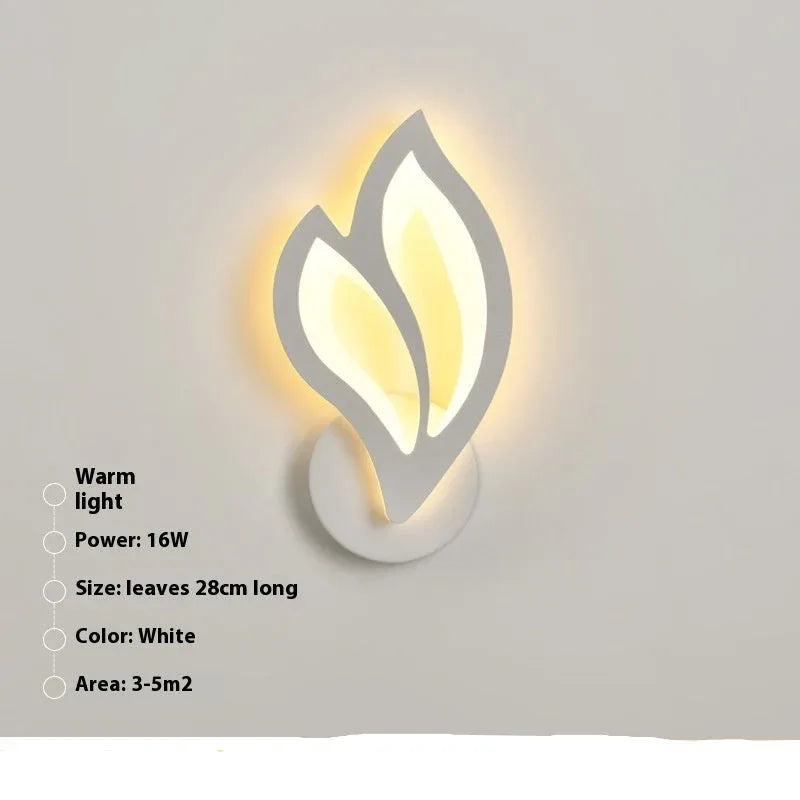 Modern Minimalist Iron Craft Wall Lamp Bedside Stairs Decorative Lamps