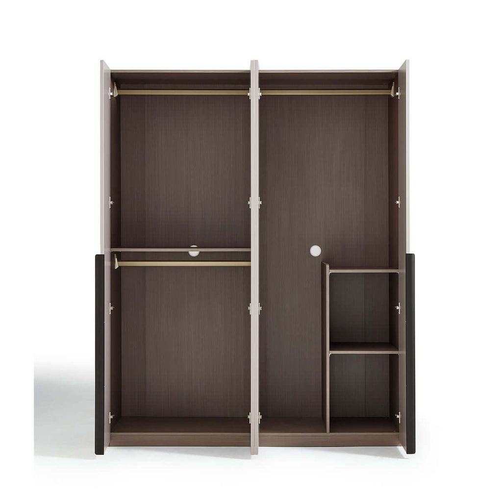 MOE Grey 4 Door Wardrobe-4