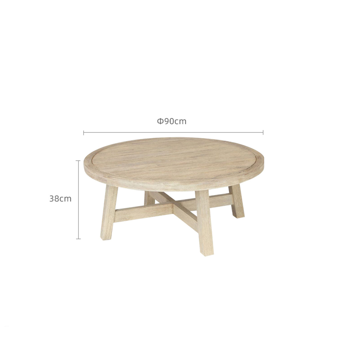 Monte Natural Round Coffee Table